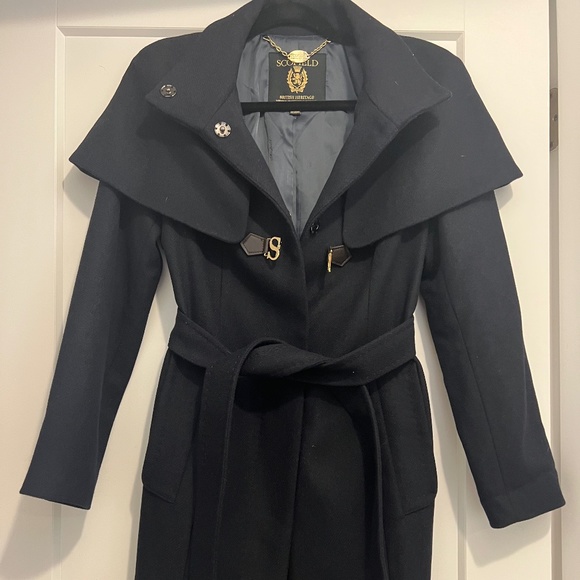 Women navy Scofield coat - Picture 7 of 13